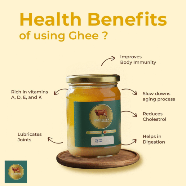 A2 Bilona Cow Ghee - Farm Fresh Pure Ghee from A2 Desi cows | GoGhritha | 250ml - Image 3
