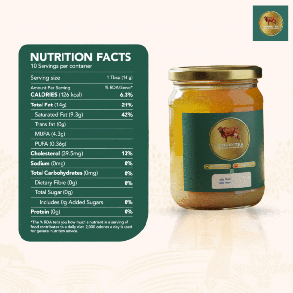 A2 Bilona Cow Ghee - Farm Fresh Pure Ghee from A2 Desi cows | GoGhritha | 250ml - Image 11